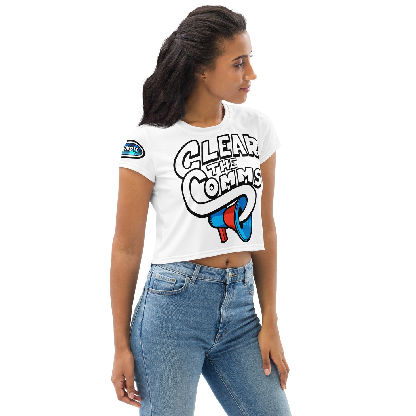 CLEAR THE COMMS CROPTOP!