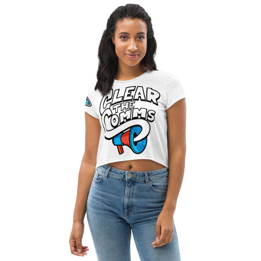 CLEAR THE COMMS CROPTOP!