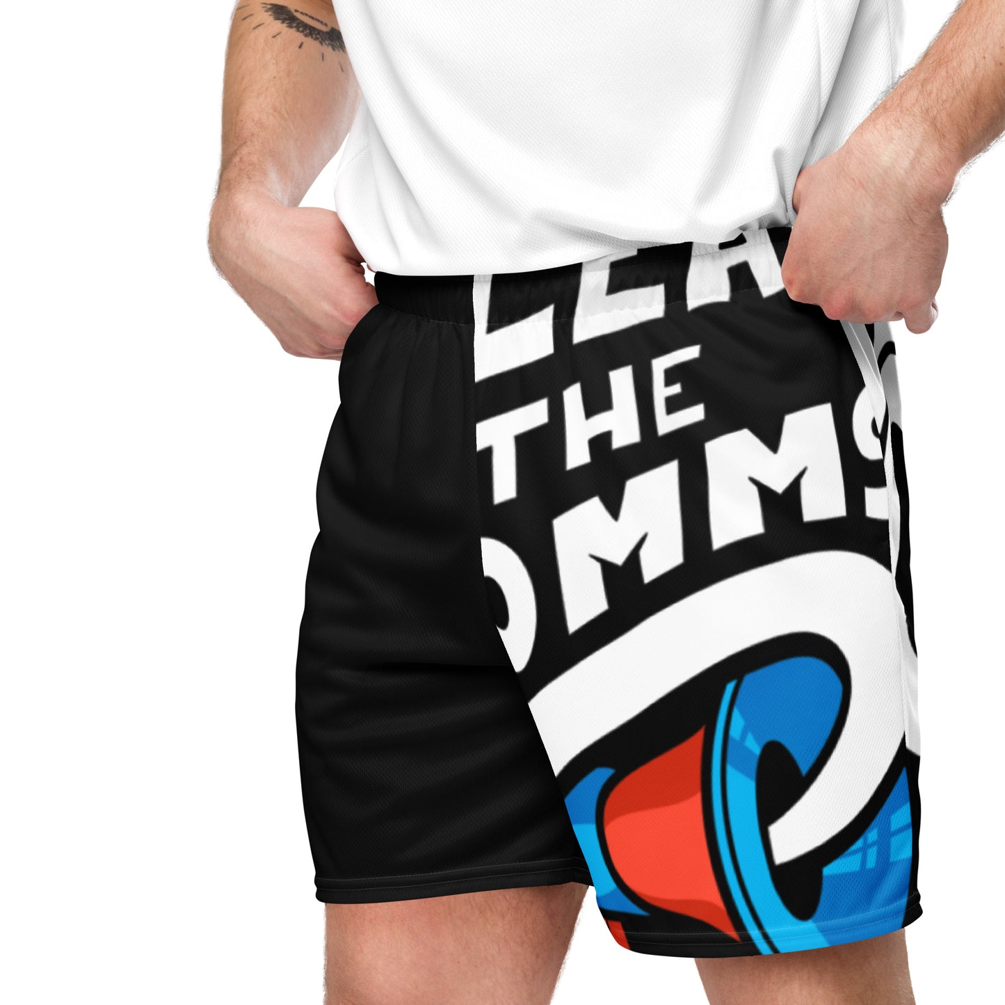 CLEAR THE COMMS UNISEX SHORTS!