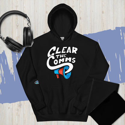 CLEAR THE COMMS HOODIE!