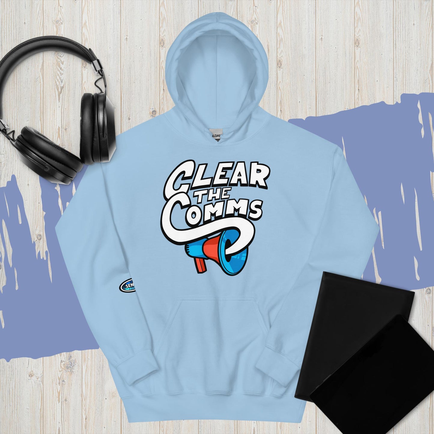 CLEAR THE COMMS HOODIE!
