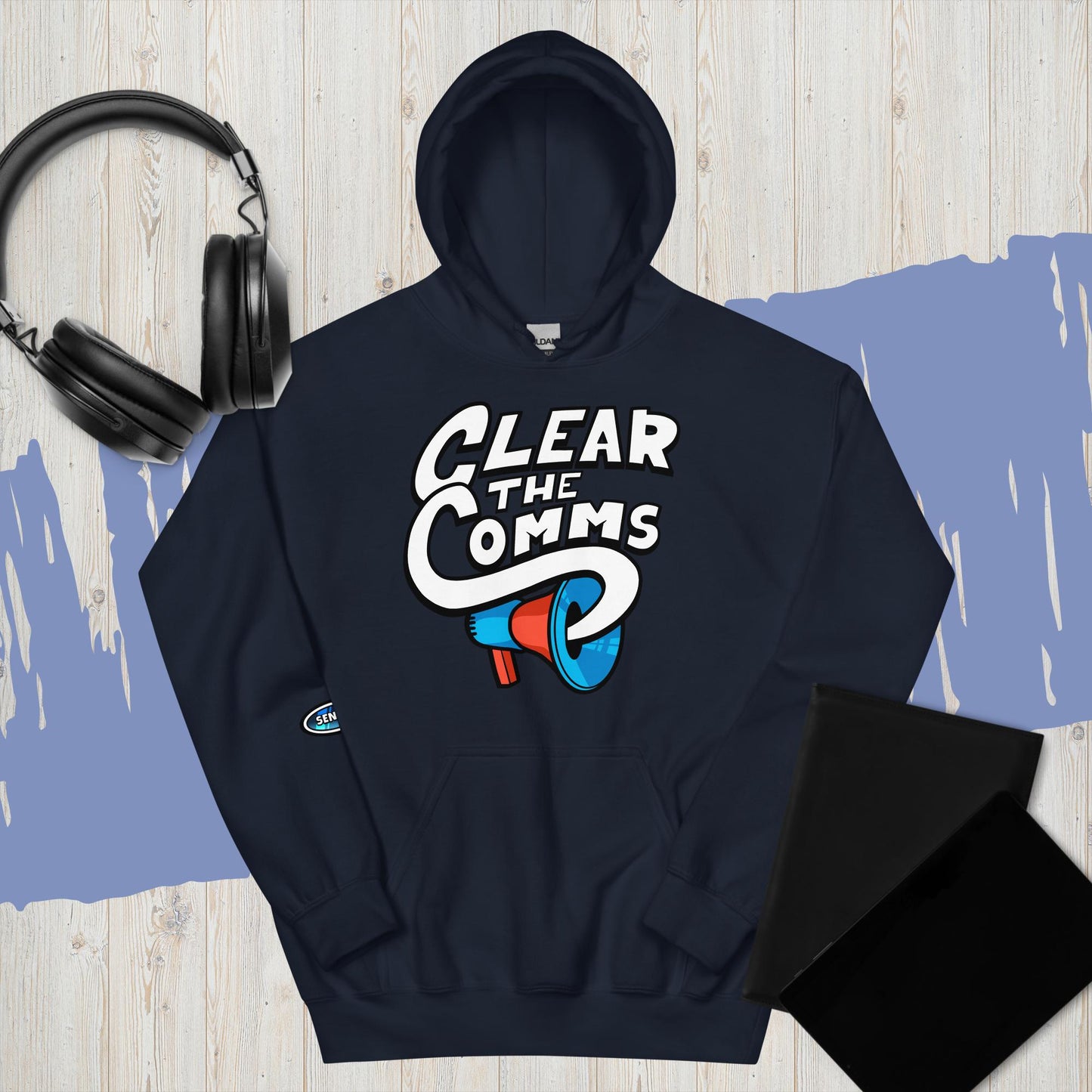 CLEAR THE COMMS HOODIE!