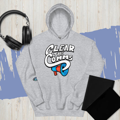 CLEAR THE COMMS HOODIE!